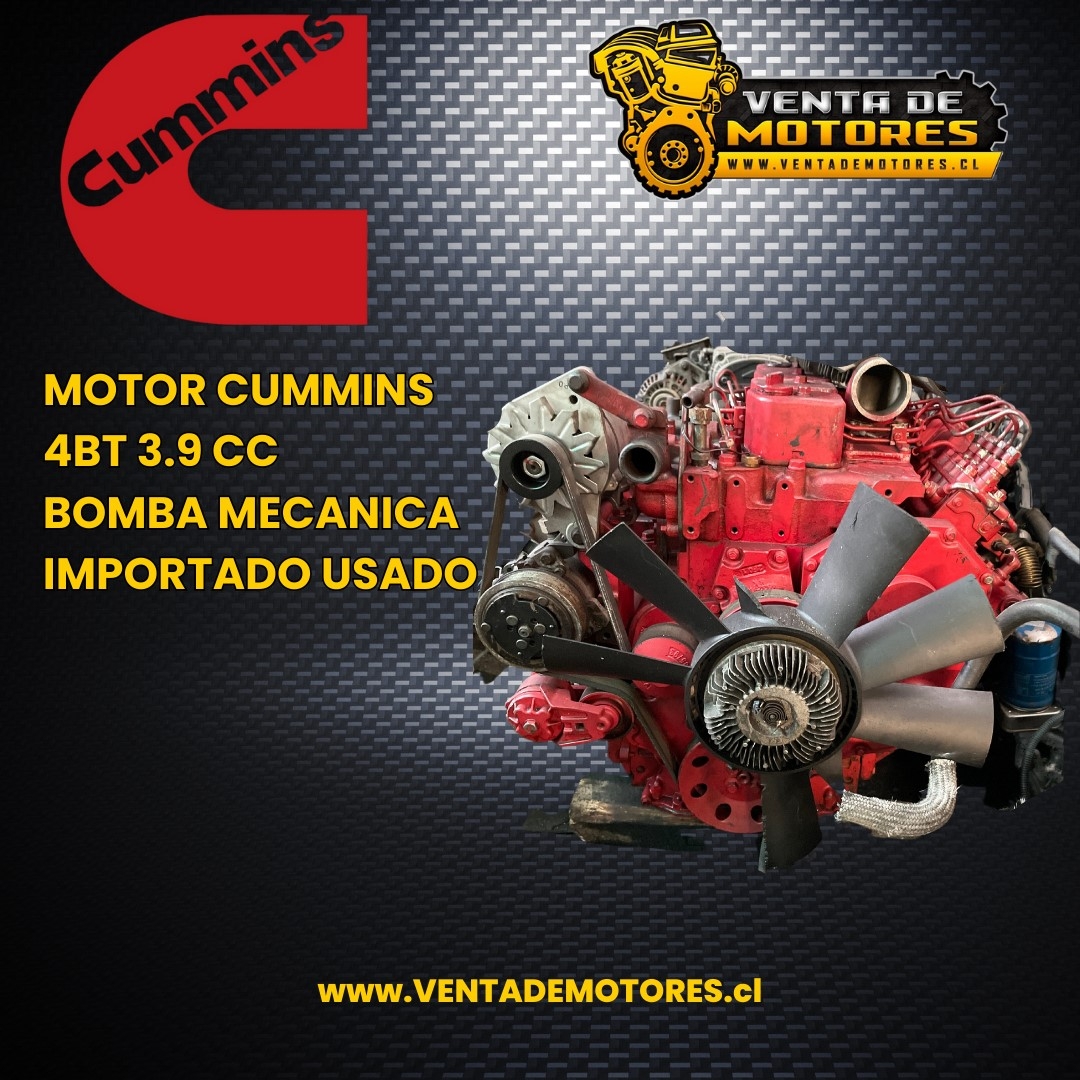 MOTOR DIESEL 4BT CUMMINS 3.9 CC 115 HP