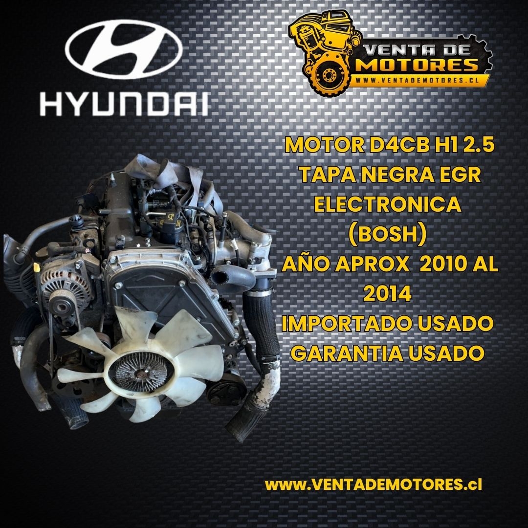 MOTOR DIESEL  H1 D4CB BOSH HYUNDAI  2.5 