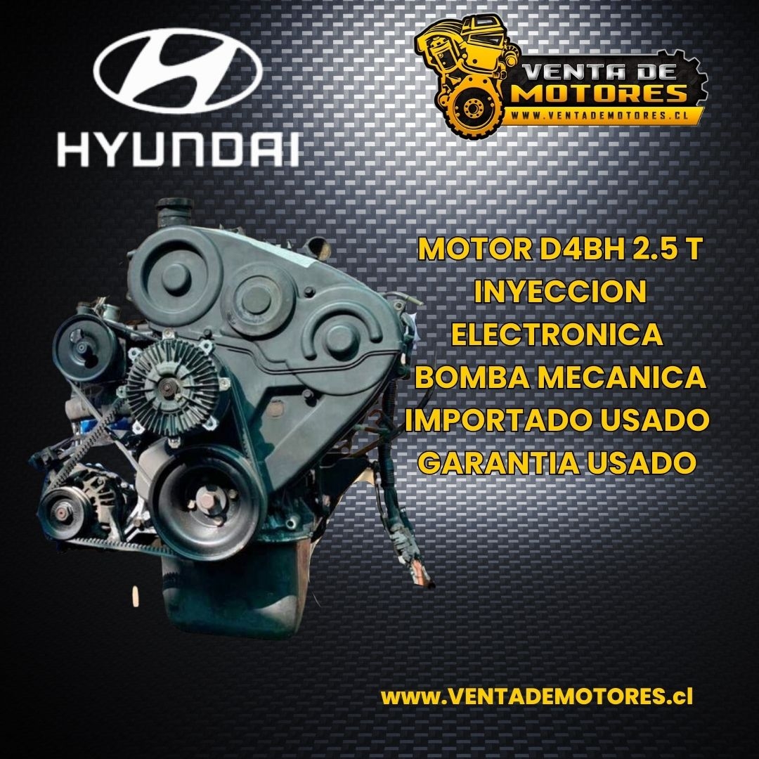 MOTOR DIESEL D4BH HYUNDAI PETROLERO 2.5