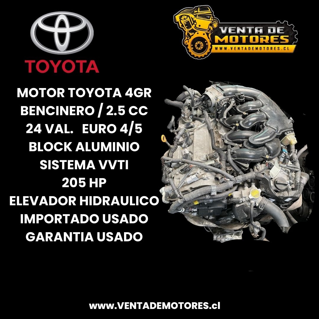 MOTOR BENCINERO TOYOTA  4GR